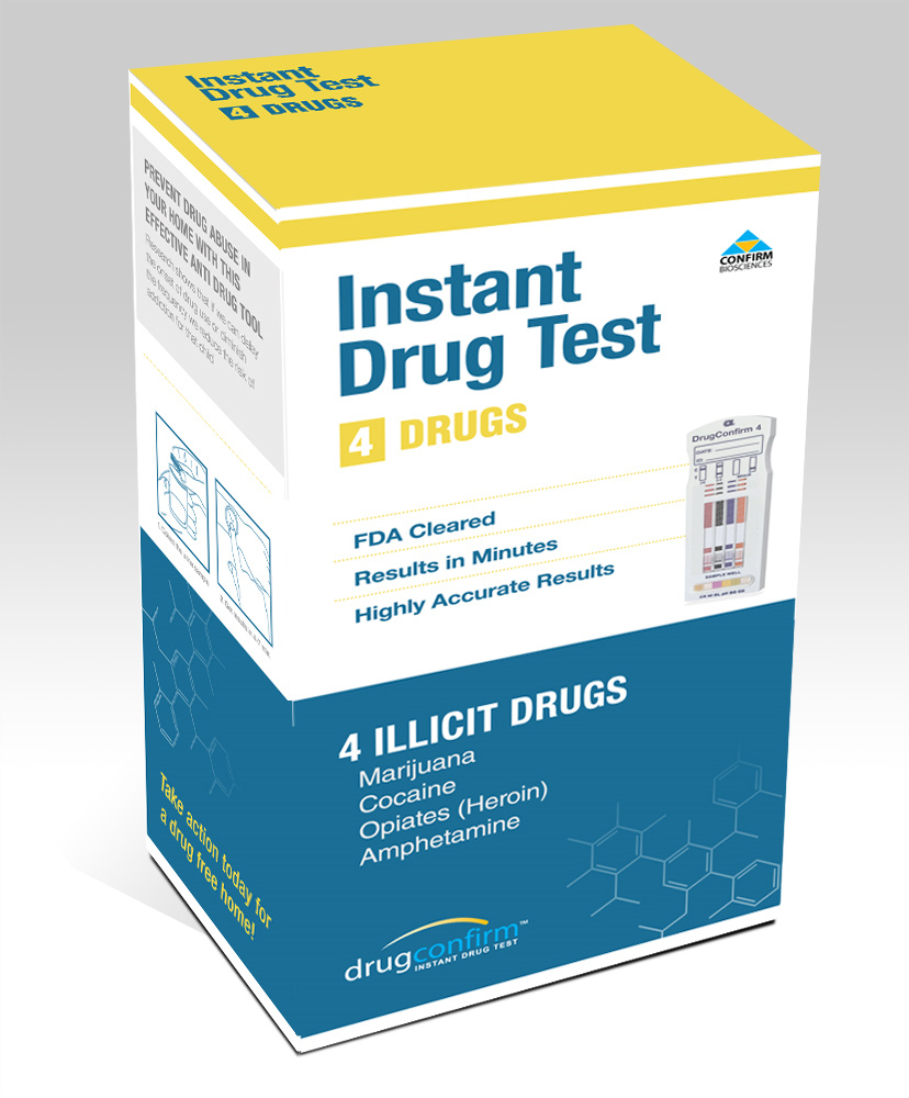 Drugconfirm DRC1004 2318 4Panel Drug Test Instant Multi