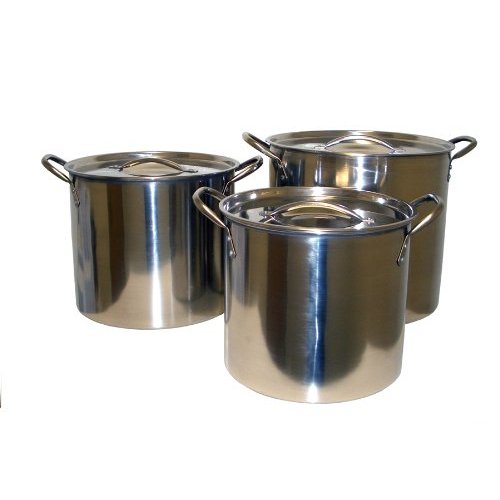 Cookpro 570 Steel Stockpots 8 Quart 12 Quart 16 Quart