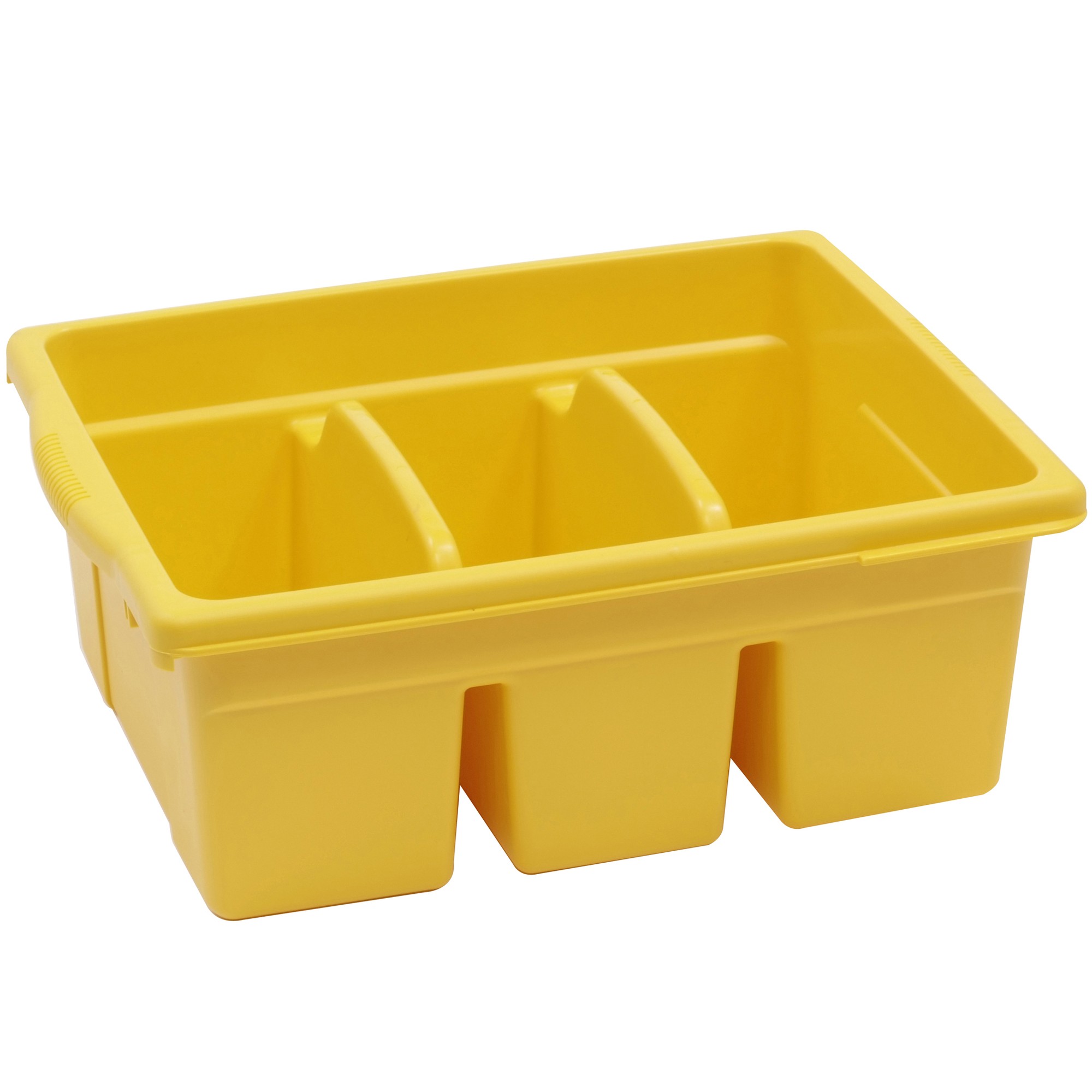 Leveled Reading Large Divided Book Tub, Yellow