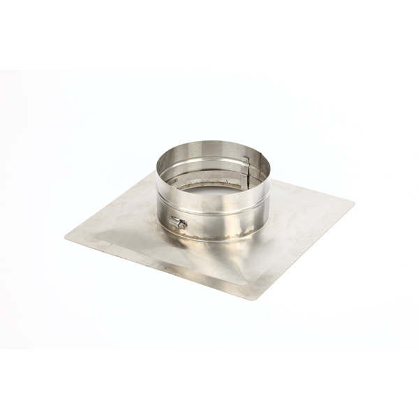 4" HomeSaver UltraPro/Pro 304-Alloy Stainless Steel 13" X 13" Pyramid Collar Plate - 105677