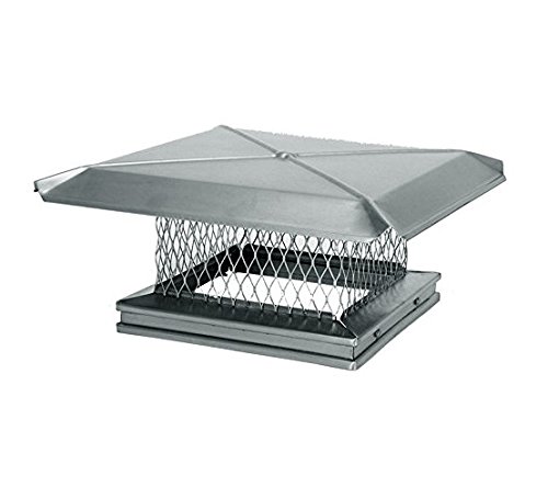 9" X 22" Gelco Stainless Steel Single-Flue Chiminey Cap, 304-Alloy