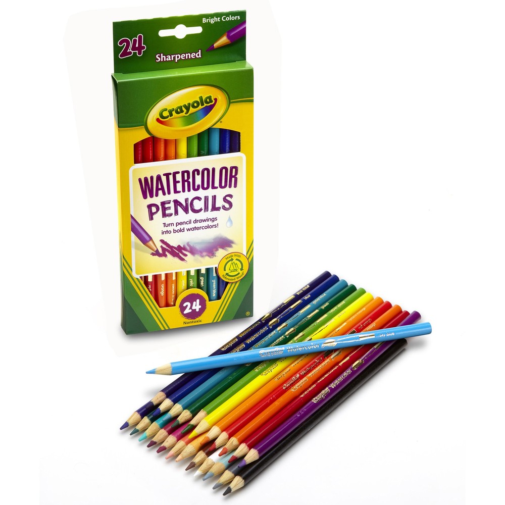 Watercolor Pencils, 24 Count