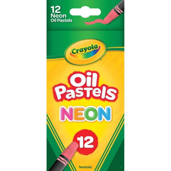 Oil Pastels, Neon, Pack of 12