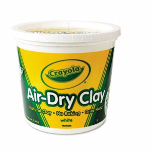 Air-Dry Clay, 5 Pounds Resealable Bucket, White
