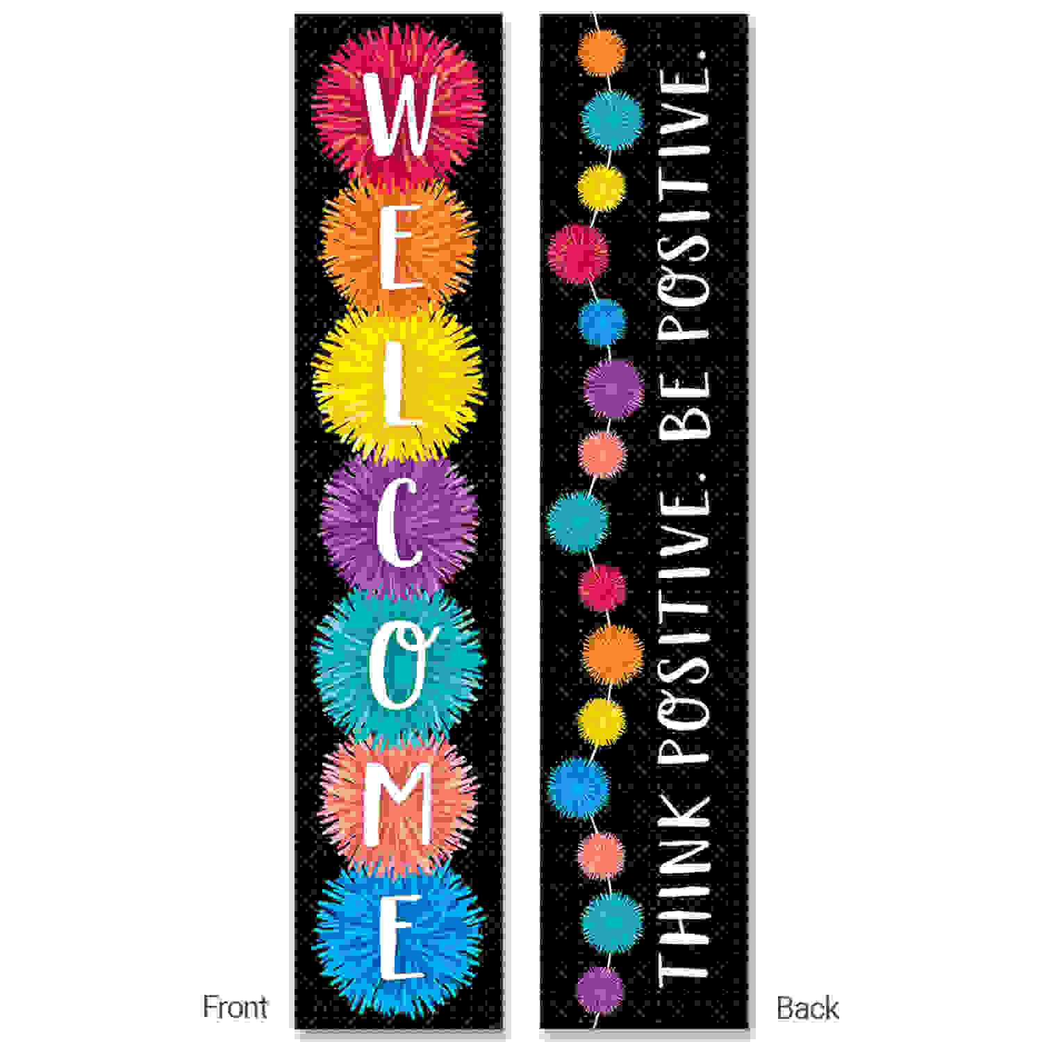 Pom-Poms Welcome Banner (2-sided)