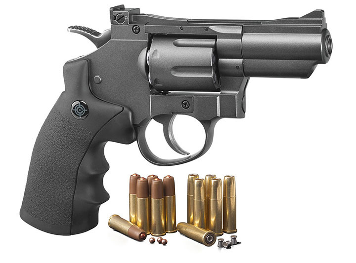 Crosman "Snub Nose Revolver" All Metal .177cal CO2 Powered BB/Pellet Revolver