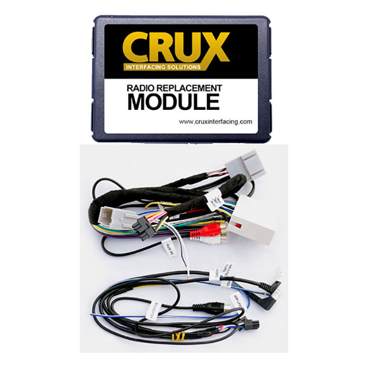 CRUX Radio Replacement with SWC Retention for Select '05-14 Ford/Lincoln/Mercury Vehicles