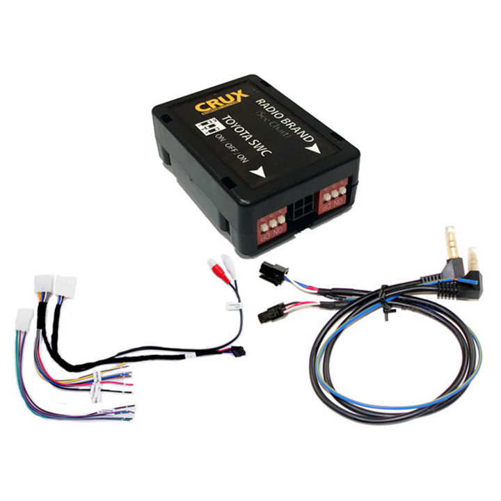 CRUX Radio Replacement Interface for Select '03-13 Toyota/Scion Vehicles with SWC