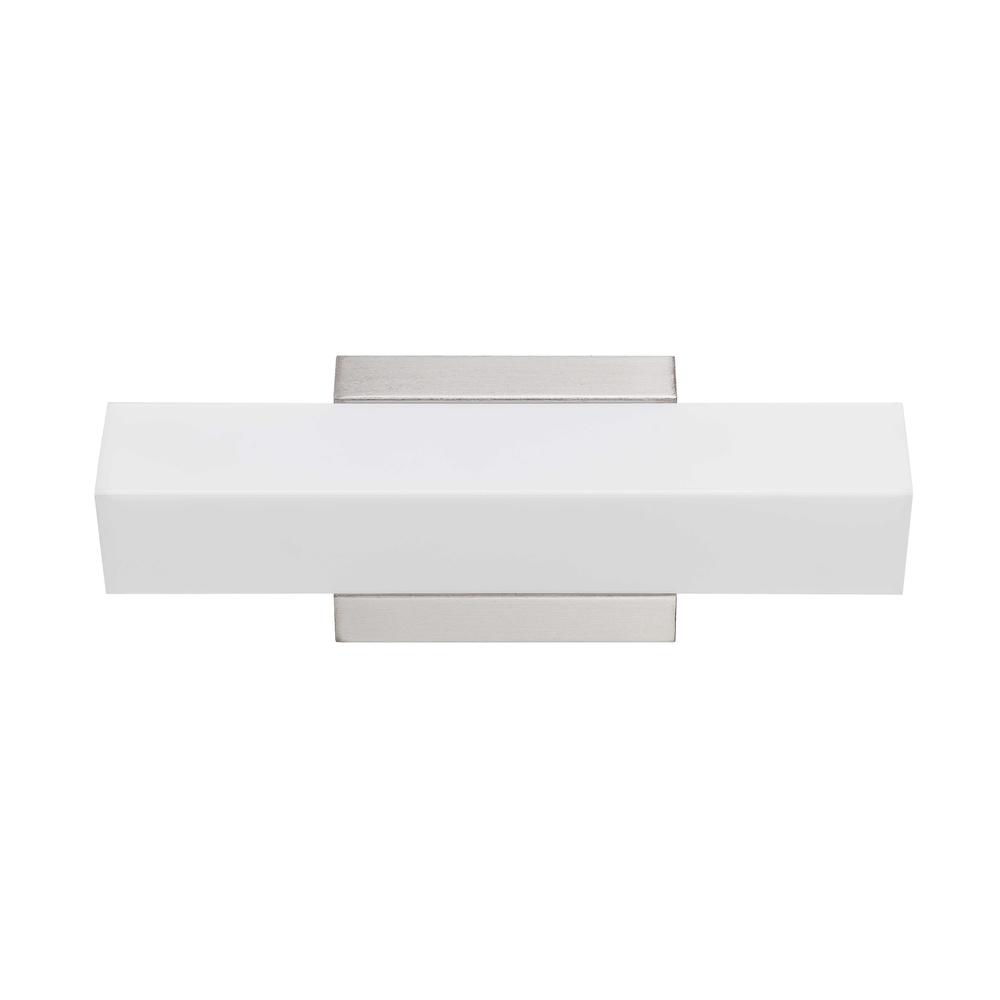 integrated LED 13W, 940 Lumen, 80 CRI Dimmable Vanity Light With Acrylic Diffuser