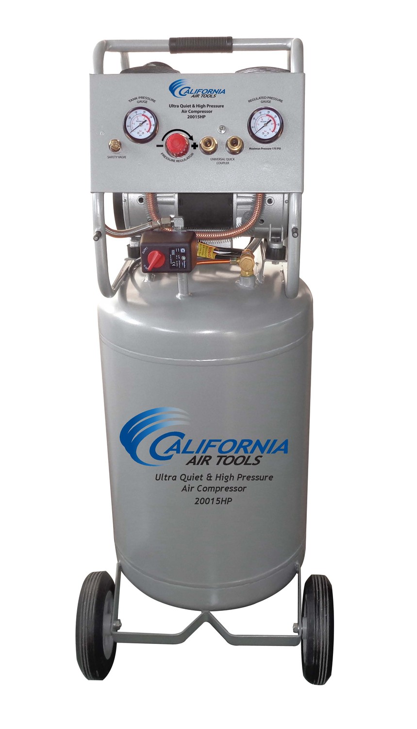 California Air Tools 20015HP Ultra Quiet Oil-Free 1.5 Hp, 20 Gal.175 PSI Two Stage Air Compressor