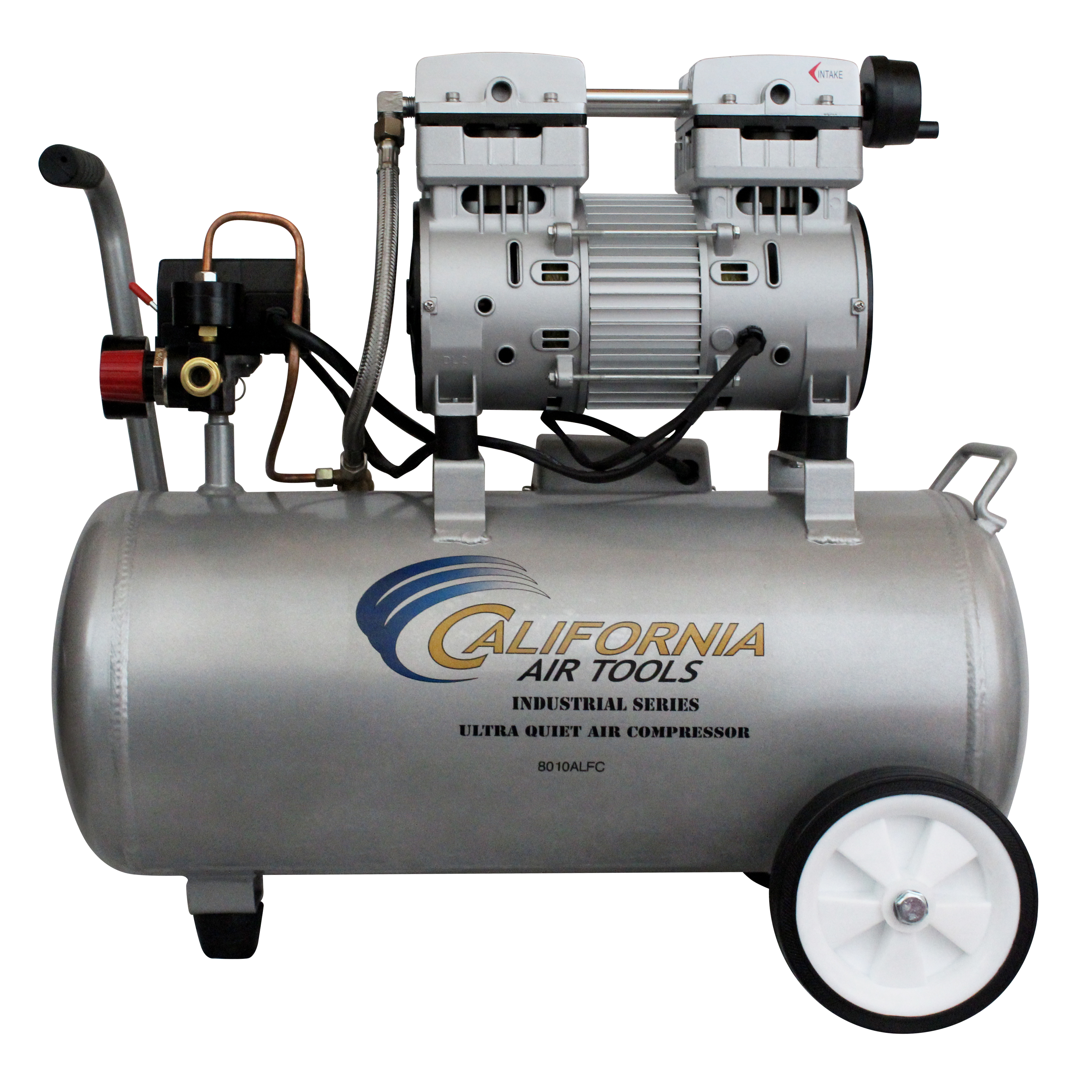 California Air Tools8010ALFC Ultra Quiet & Oil-Free 1.0 Hp 8.0 Gal. Aluminum Tank Air Compressor