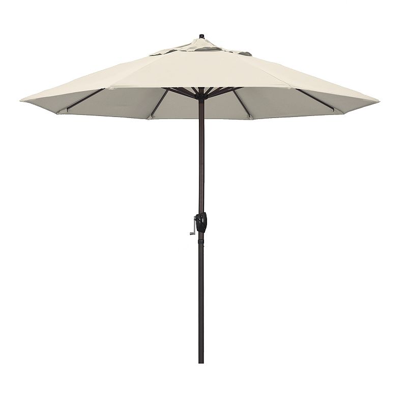 Casa Series 9Ft Crank Lift Autotilt Alum Market Umbrella In Antique Beige Olefin