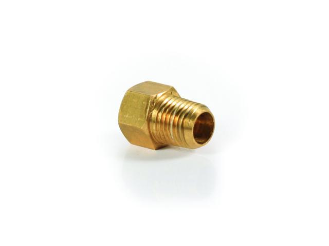 Lp Fitting, 1/4In Male Npt X 1/4In Female Inverted Flare, Clam