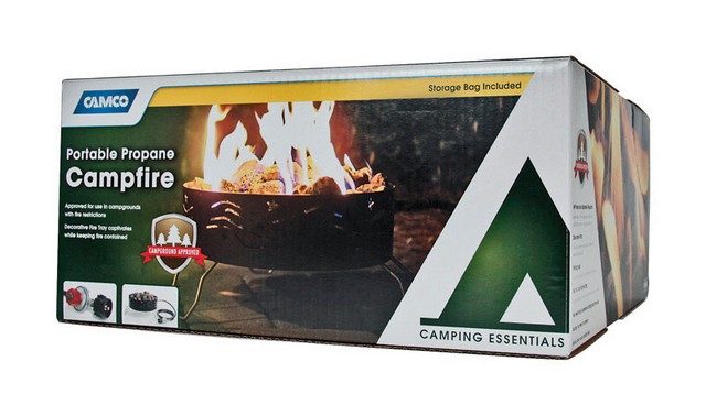 Campfire, Portable, W/ 8Ft Hose And Regulator, 14.5In Dia