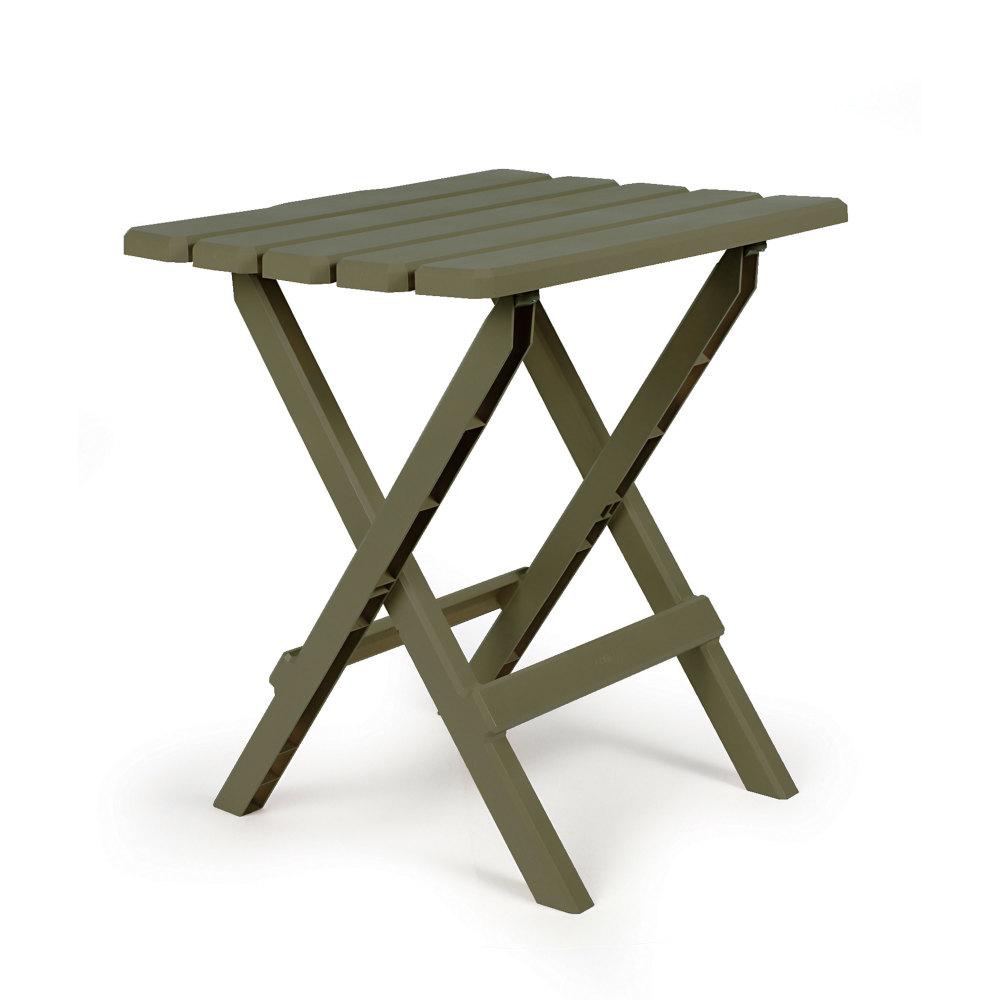 Table, Adirondack Style Quick Folding, Plastic, Lg, Sage