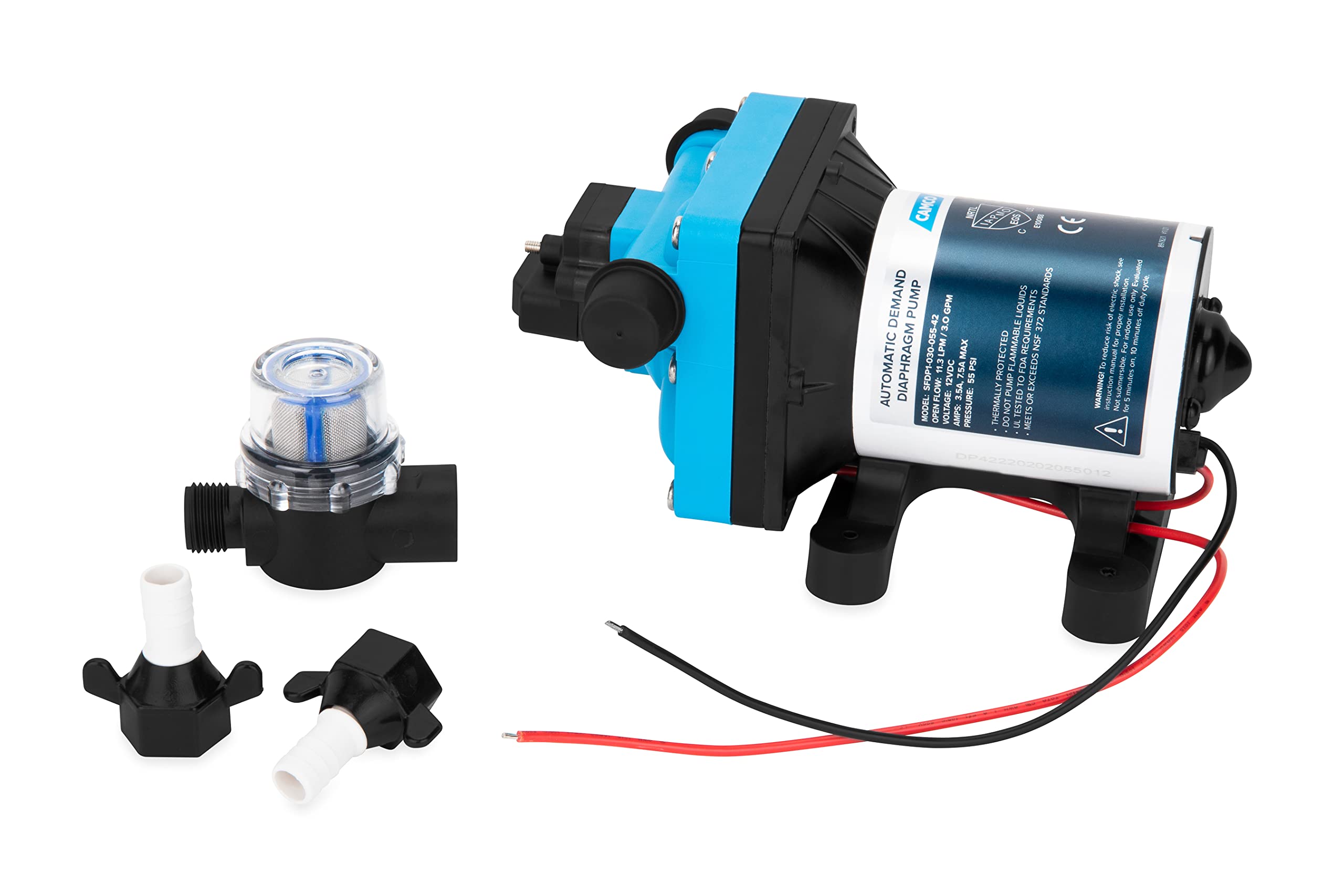 FRESH WATER PUMP 12V 3.0 GPM VARIABLE FLOW