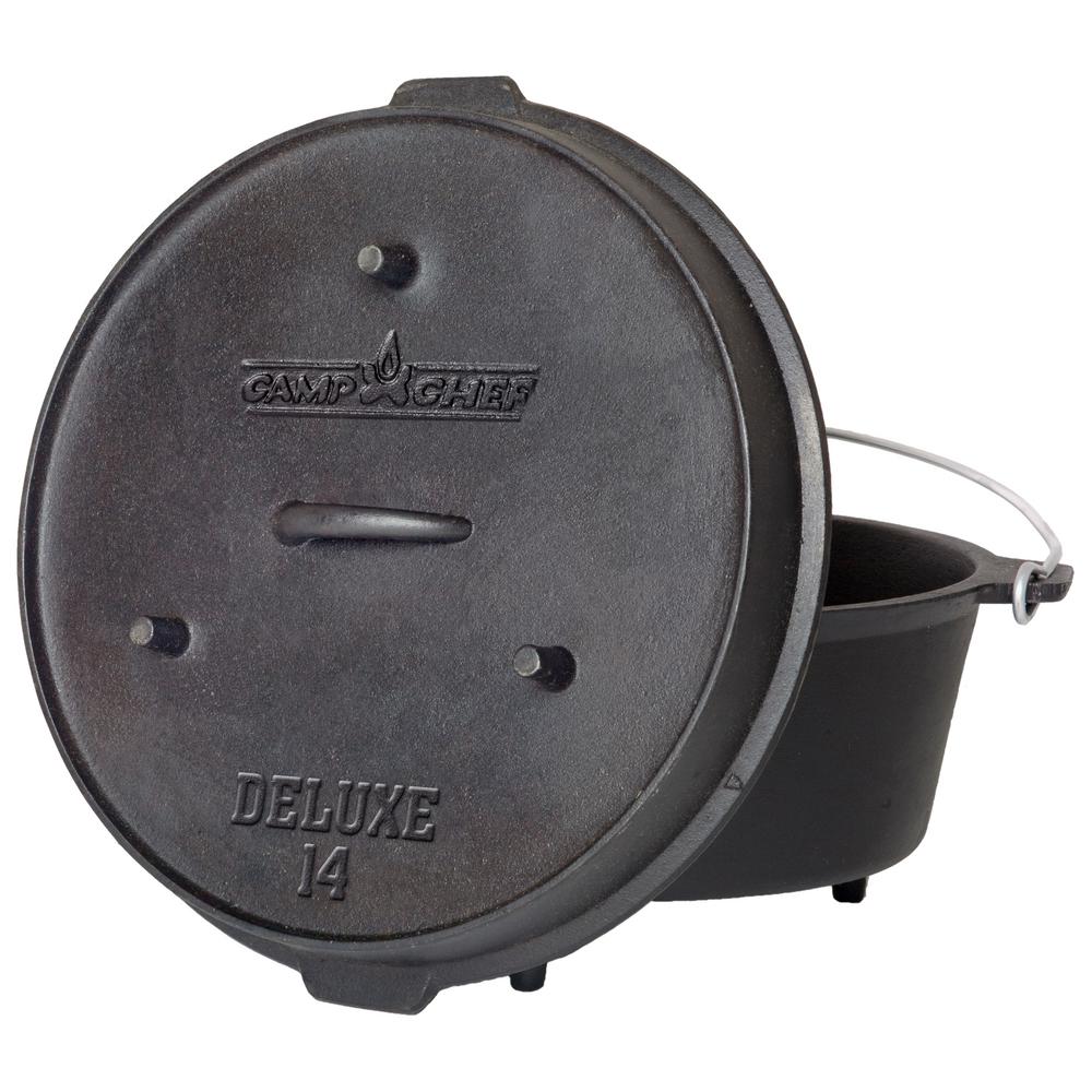 14In Cast Iron Deluxe Dutch Oven (12 Quart)