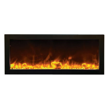 60" 3 Sided Electric Fireplace  10 5/8" Depth