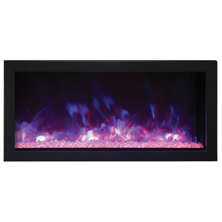 35" Extra Slim Indoor or Outdoor Electric Built-in only with black steel surround