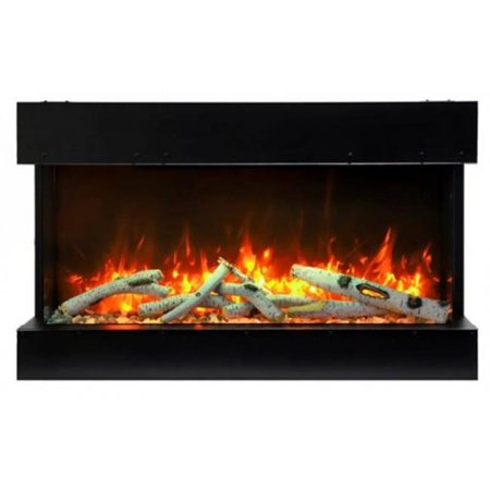 Smart 50" unit  10 5/8" in depth 3 sided glass fireplace