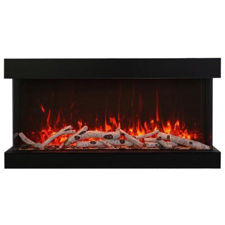 Smart 40" unit - 14 1/4" in depth 3 sided glass fireplace