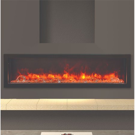Smart 60" Electric Deep Built-in only comes with optional black steel surround