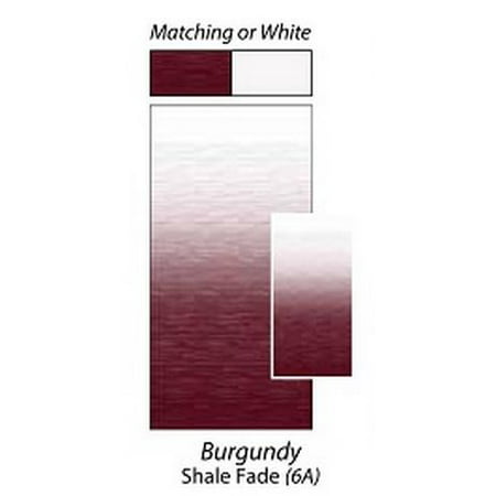 RV AWNING VINYL FABRIC 15FT 2IN BURGUNDY SHALE FADE WHT WEATHERGUARD