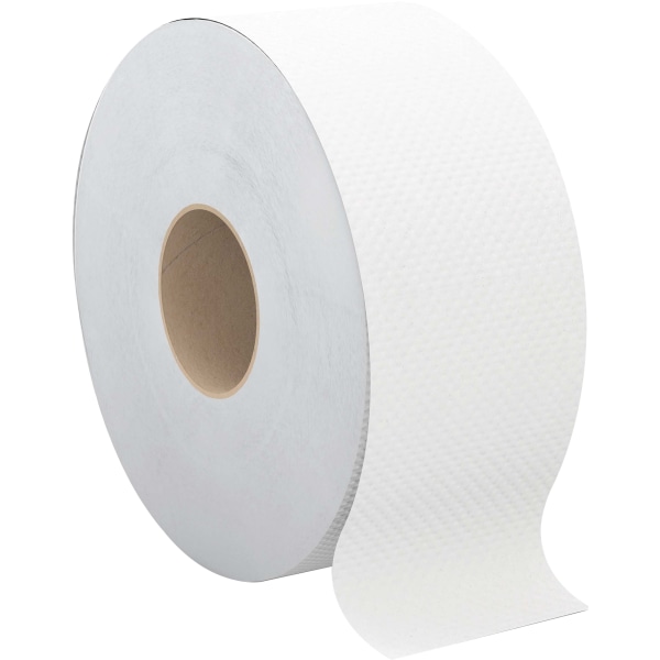 Cascades PRO Select Jumbo Toilet Paper - 2 Ply - 3.30" x 1000 ft - White - Fiber - Soft, Durable, Long Lasting, Strong - For Mul