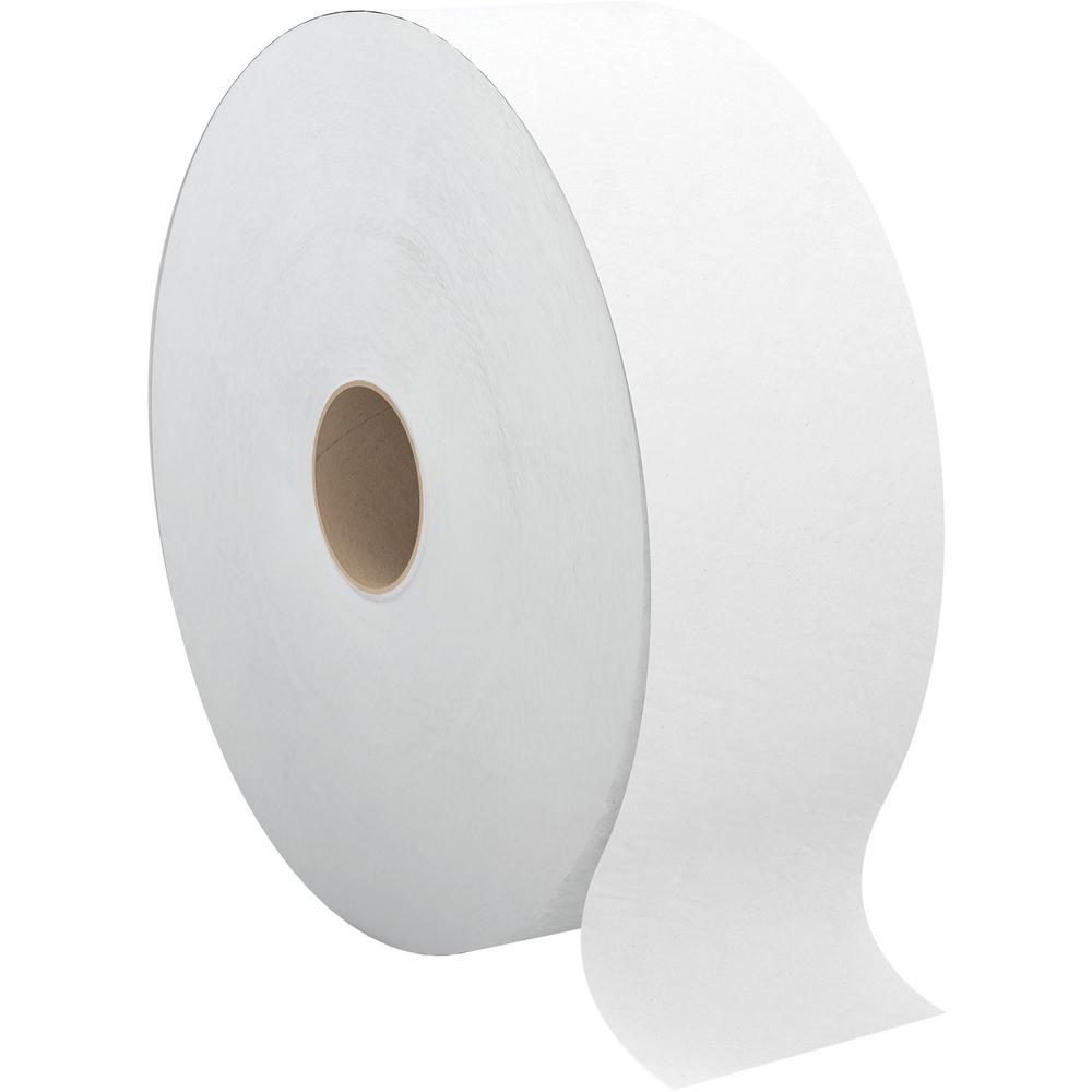 Cascades PRO Select Jumbo Toilet Paper - 2 Ply - 3.30" x 1900 ft - White - Fiber - Soft, Durable, Long Lasting, Strong, Chlorine