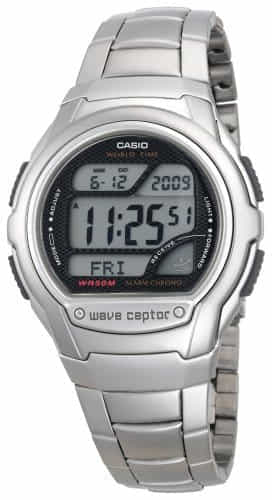 Atomic Digital Watch Silver