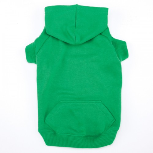 Casual Canine Basic Hoodie - Small Green