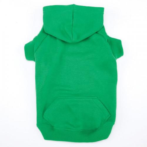 Casual Canine Basic Hoodie - Large Green