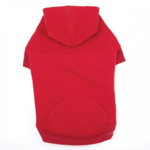 Casual Canine Basic Hoodie - Small Red