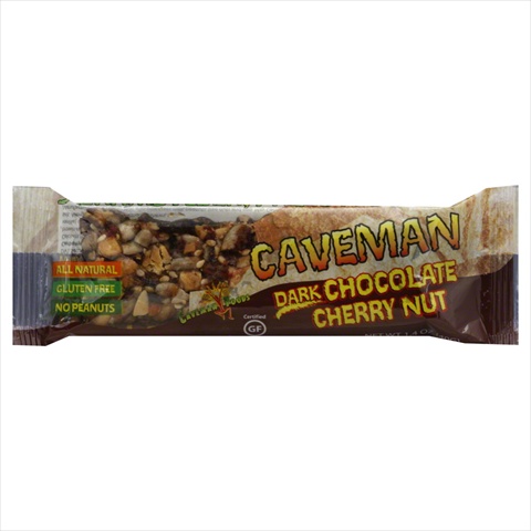 Caveman Dark Chocolate Cherry Nut Bar (15x14 OZ)