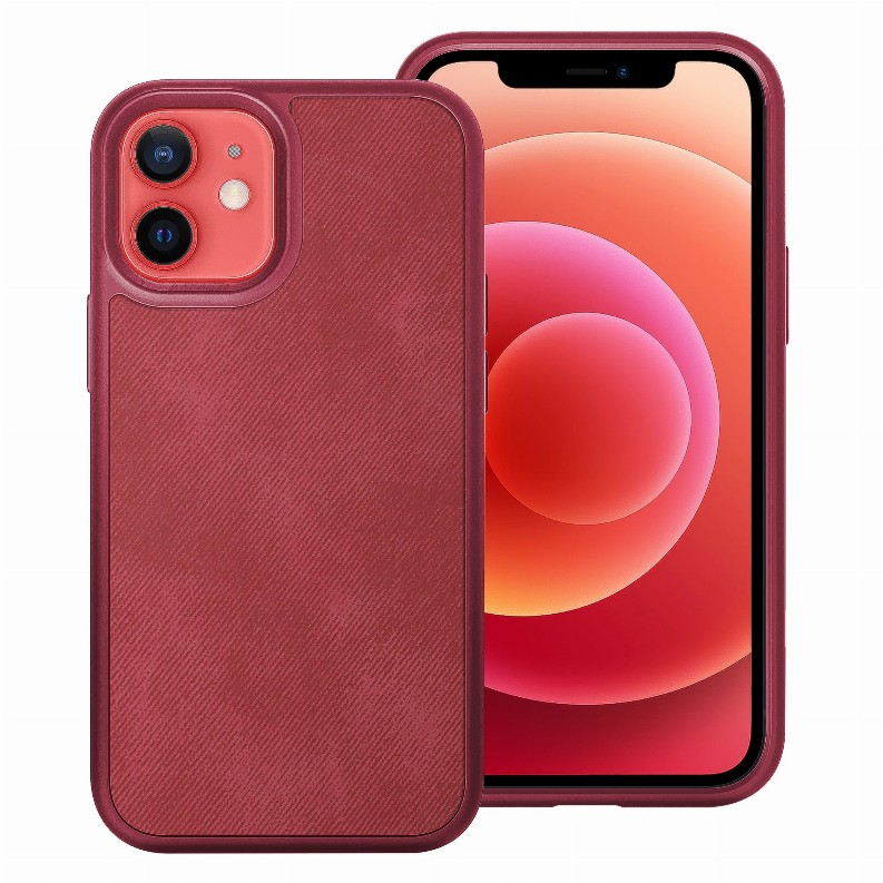 Celvoltz Handcrafted Ultra Slim Luxury Phone Case For IPhone - iPhone 12 Mini Red