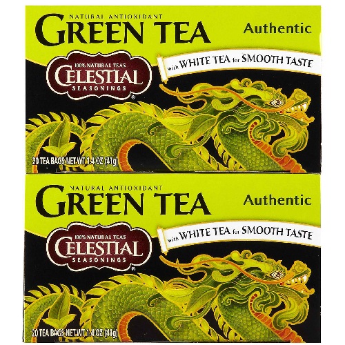 Celestial Seasonings Authentic Green Tea (6x20 Bag)