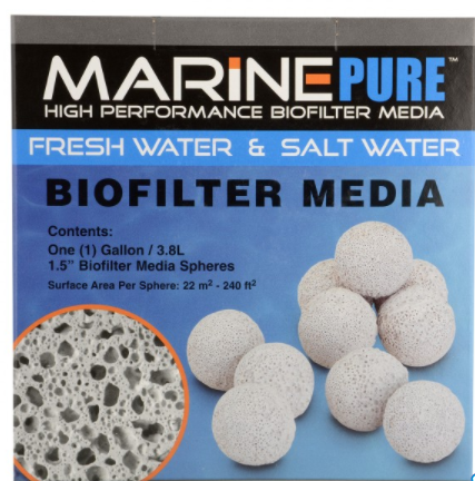 MarinePure Biofilter Media Spheres - 1.5" - 1 gal