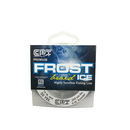 CPT FROST BRAID FISHING LINE  10LB  4LB DIA  SMOKE  50 YARD