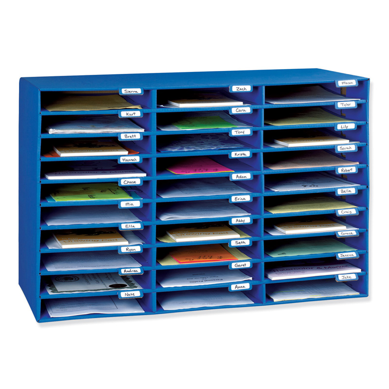 Classroom Keepers 30-Slot Mailbox - 30 Pocket(s) - Compartment Size 1.80" x 12.50" x 10" - 21" Height x 31.6" Width x 12.8" Dept