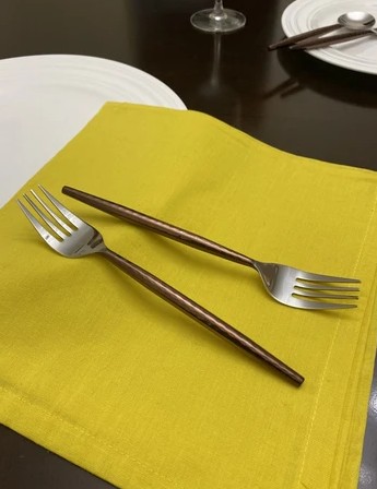 Stainless Steel Dinner Forks Set of 6 Pieces