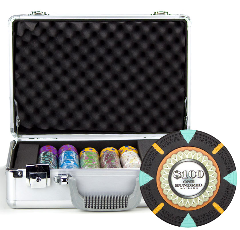 300Ct Claysmith Gaming The Mint Poker Chip Set in Claysmith 