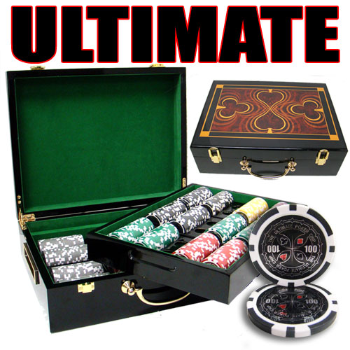 500 Count - Custom Breakout - Poker Chip Set - Ultimate 14 G - Hi Gloss