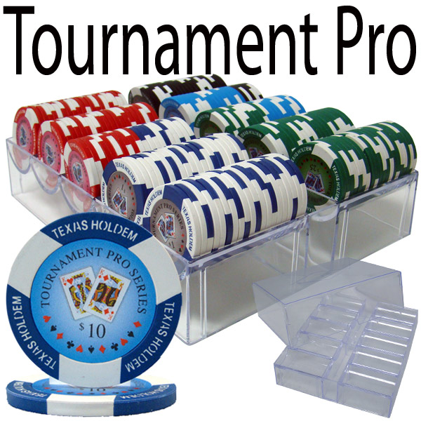 200 Count - Pre-Packaged - Poker Chip Set - Tournament Pro 11.5G - Acrylic