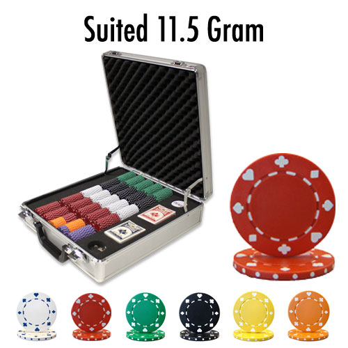 500 Count - Custom Breakout - Poker Chip Set - Suited 11.5 G - Claysmith