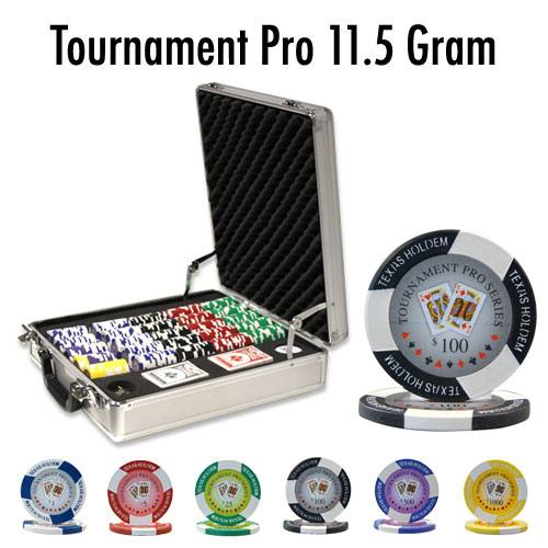 500 Count - Custom Breakout - Poker Chip Set - Tournament Pro 11.5G - Claysmith