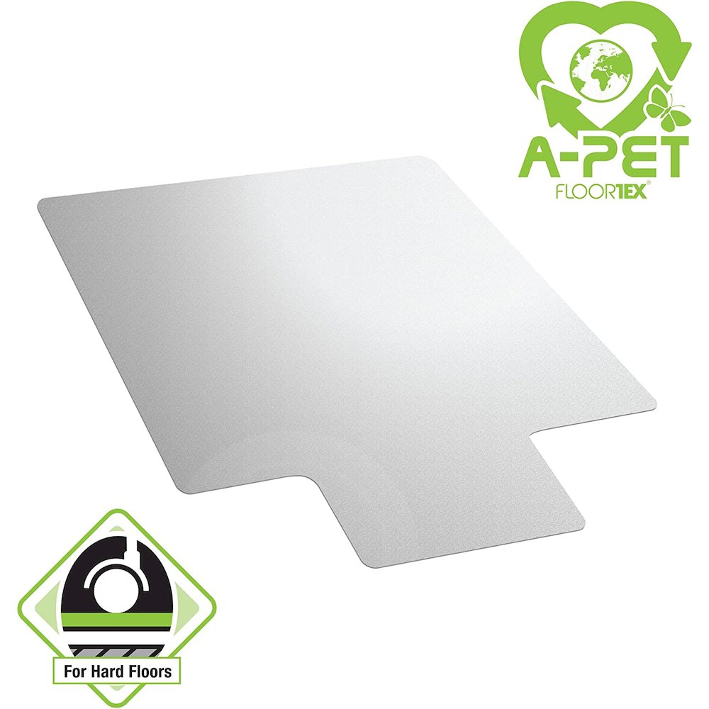 Cleartex AdvantagematPlus APET Chair Mat - Hard Floor Lipped 36 x 48"