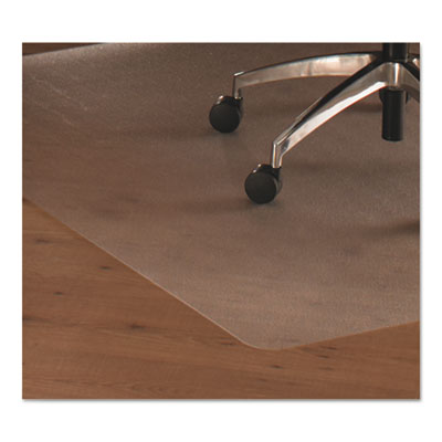 Cleartex Ultimat Chair Mat, Rectangular, Clear Polycarbonate, For Hard Floors, Size 35" x 47"