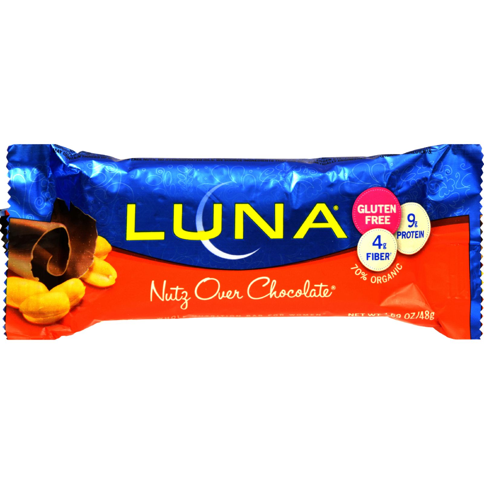 Clif Bar Nutz Over Chocolate Luna Bar (15x1.69 Oz)