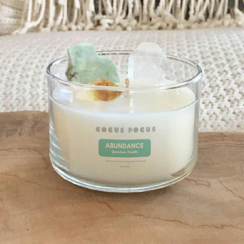 Abundance Gemstone Candle