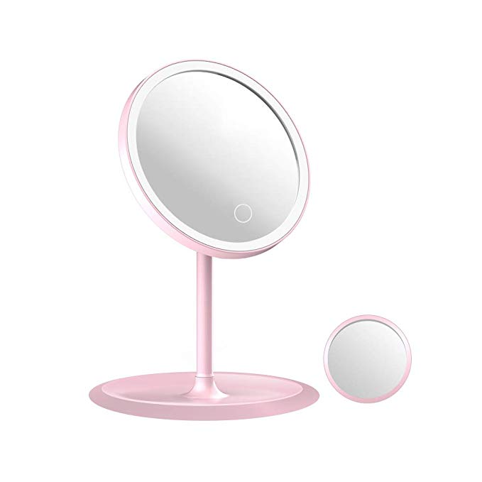 LED Makeup Mirror with 1 & 5X Magnification